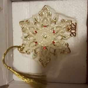 Lenox China Snowflake ornament